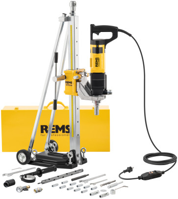 REMS Picus DWP Elektrische Diamant-Kernbohrmaschine mit Mikro-Impuls-Technik & Bohrständer Titan online im Shop günstig kaufen