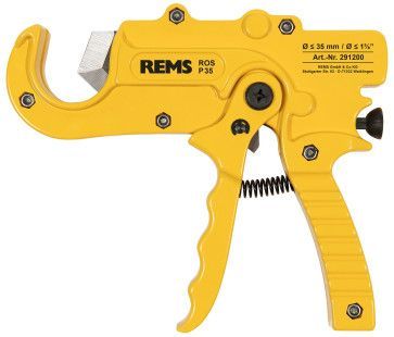 REMS Rohrschere ROS P 35 für Kunststoff- und Verbundrohre mit Schnellrücklauf online im Shop günstig kaufen