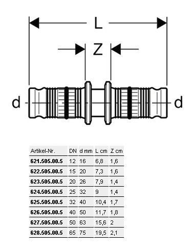 Raccord Mepla Long Geberit – D26 – Raccord D’alimentation – 62 X 18 X 5 Cm