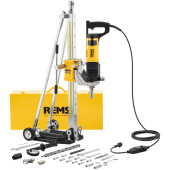 REMS Picus DWP Elektrische Diamant-Kernbohrmaschine mit Mikro-Impuls-Technik & Bohrständer Titan