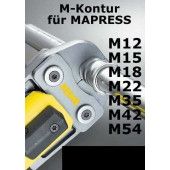 REMS Pressbacken (Presszange) M 12-54 (Geberit Mapress)